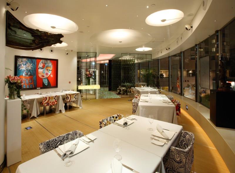 Parkview Suites Hongkong Restaurace fotografie